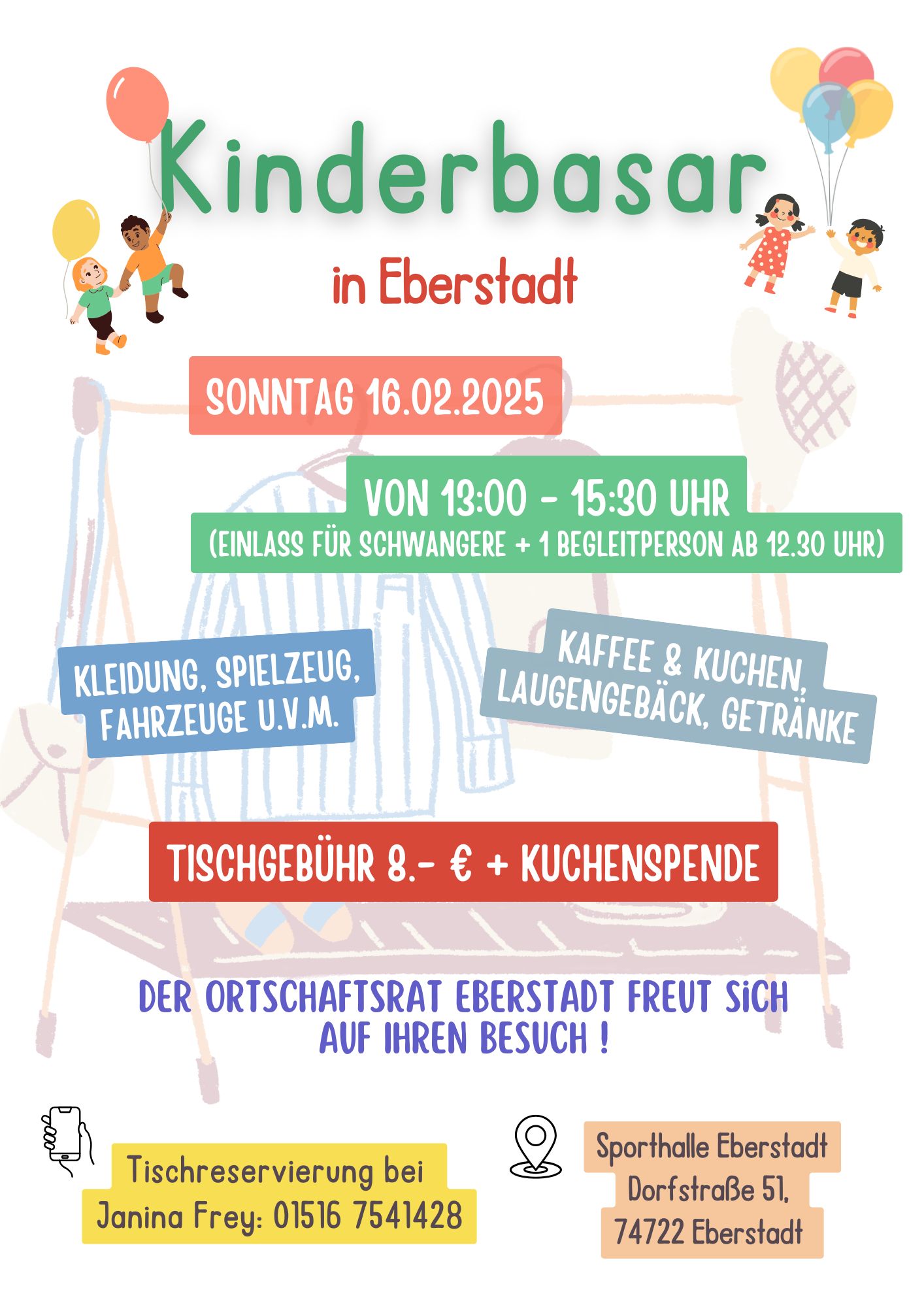 Kinderbasar Eberstadt Flyer A4